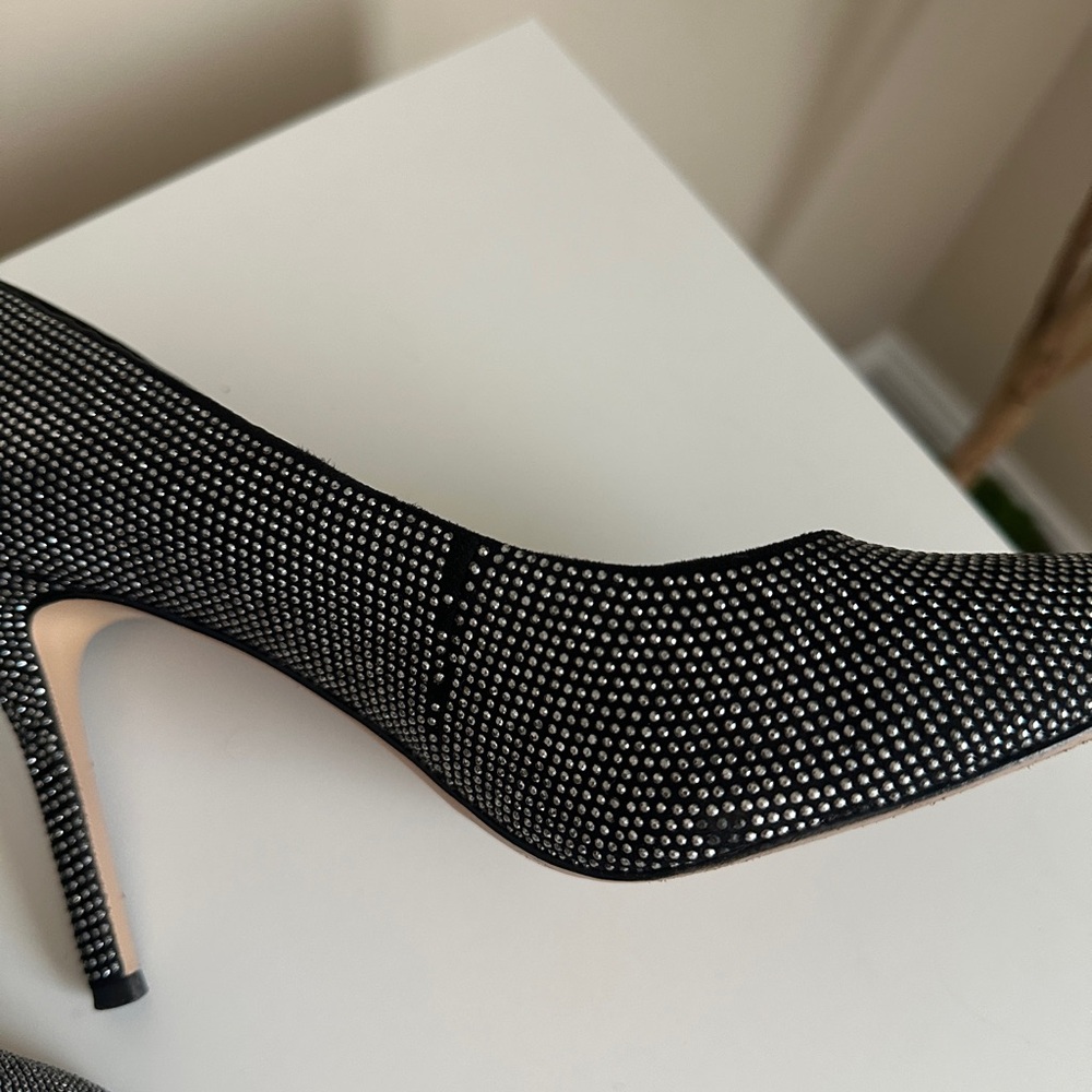 Gianni Bini Black and Silver Heels - Picture 10 of 10
